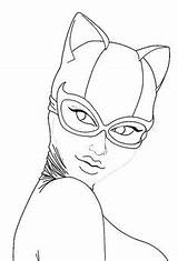 Coloring Pages Cat Catwoman Women Stained Puff Gotham Batman Paint Glass Projects Fun Kids Some Online sketch template