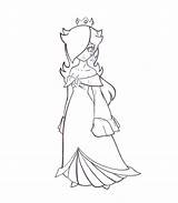 Rosalina Harmonie Peach Daisy Princesse Floating Sketchite Majestic Visiter sketch template