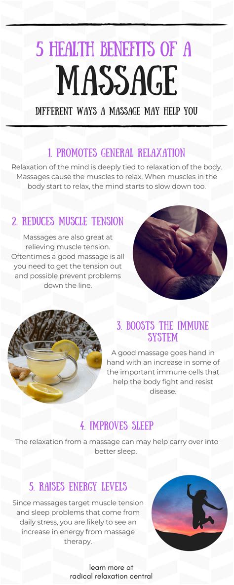 5 health benefits of a massage massage therapy massage