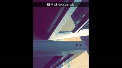 ebm window sample youtube