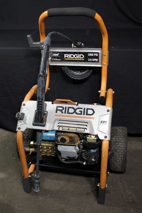 ridgid  psi gas pressure washer  wand  auctions