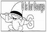 Curious George Coloring Pages Christmas Getdrawings sketch template
