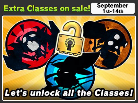 extra classes  sale september  september  happy wars