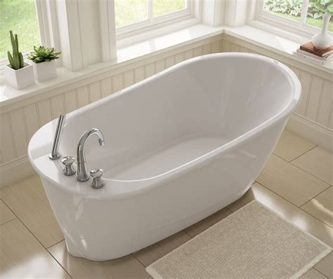 sax    acrylx freestanding  drain bathtub  white  white skirt bath maax en ca