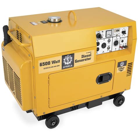 diesel powered steel products  watt generator  portable generators