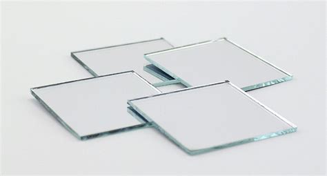 2 Inch Glass Craft Small Square Mirrors Bulk 50 Pieces Square Mosaic