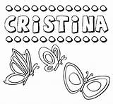 Cristina sketch template