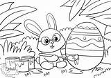 Ostern Coloring Osterhase Malvorlagen Ausmalen Ausdrucken Bemalt Riesen Osterei Malvorlage Ei Pinsel Mind Berlin sketch template