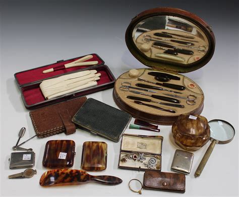 group   collectors items including  victorian leather