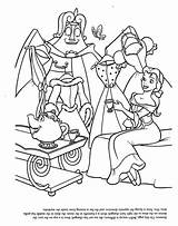 Coloring Pages Disney Belle Princesses Xd sketch template