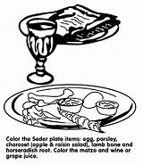 Seder Plate Coloring Crayola sketch template