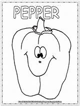 Coloring Pages Chili Peppers Printable Pepper Kids Red Template Color Drawing Getcolorings Vegetables Getdrawings sketch template