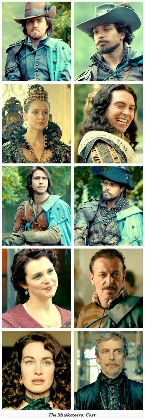The Musketeers Season 01 Cast In 2019 Bbc Musketeers