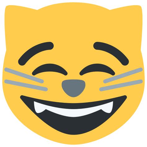 Grinning Cat Face With Smiling Eyes Emoji Meaning And Pictures