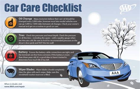auto repair  car care car care checklist car