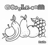 Google Coloring Pages Kids Printable Fruits Junie Jones Colouring Getcolorings Site Search Getdrawings Color sketch template