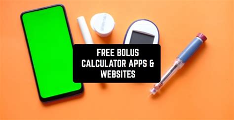 bolus calculator apps websites  apps  android  ios