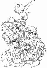 Sailor Coloring Moon Pages Blank Scouts Drawing Iris Jade Deviantart Book Outer Senshi Sodom Gomorrah Ausmalbilder Color Sheets Pluto Anime sketch template