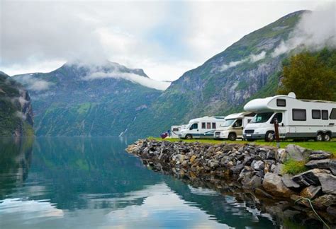 met de camper naar noorwegen camperroute uitgestippeld camping locations camping