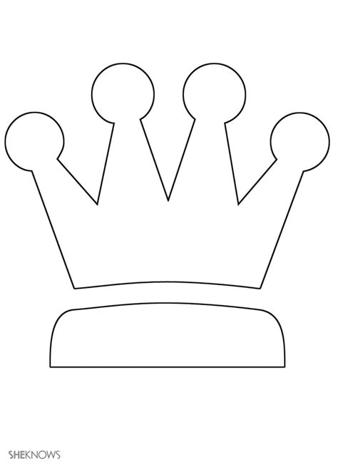 craft templates  kids kings crown