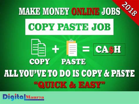 copy paste jobs  data entry jobs typing jobs  home