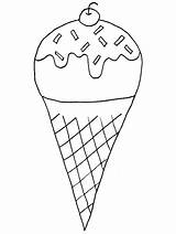 Coloring Pages Ice Cream Kids Printable sketch template