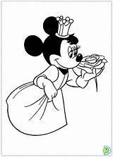 Coloring Minnie Pages Mouse Printable Coloriage Mickey Kids Sheets Dinokids Print Imprimer Disney Getdrawings Close sketch template