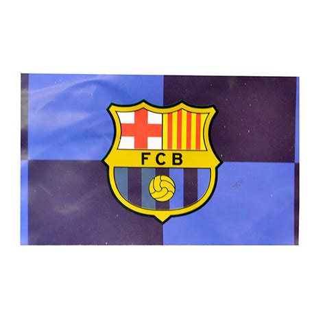 barcelona fc established style licensed flag    buy  soccermadusacom