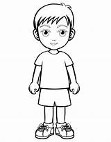 Coloring Pages Printable People Boy Choose Board sketch template