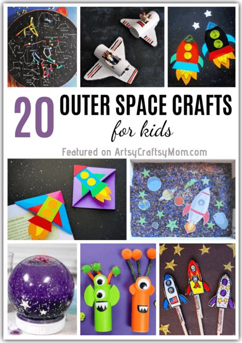 outstanding outer space crafts  kids    learn