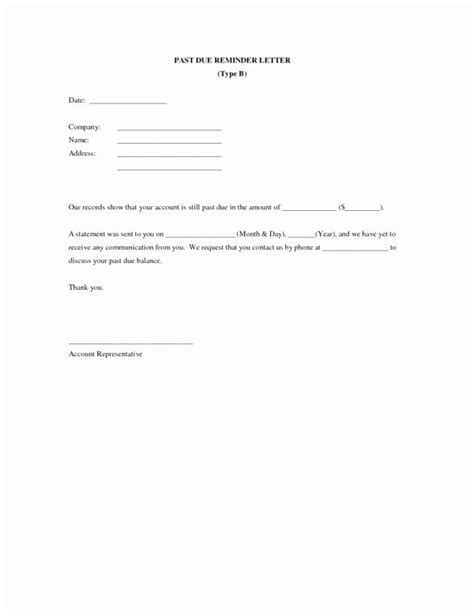 due letter template fresh professional payment due notice