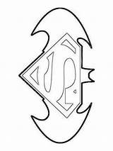 Coloring Superman Logo Pages Printable Boys Symbol Drawing Recommended Getdrawings sketch template