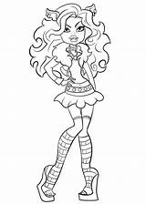 Coloring Games Pages Girls Getcolorings Monster High sketch template