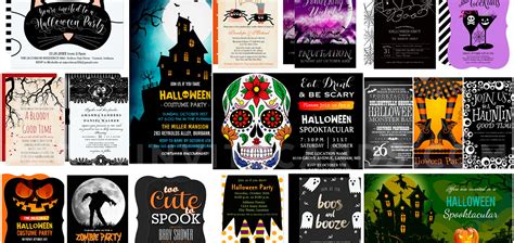Fun Scary And Unique Halloween Invitations ⋆ Partyinvitecards The Best