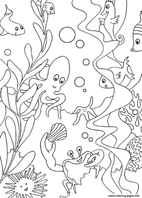 coloring pages  sea animals printableaa coloring page printable
