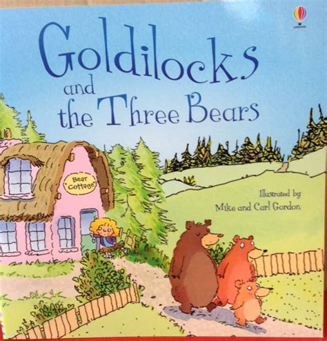 Goldilocks And The Three Bears Book From Sort It Apps