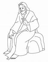 Jesus Coloring Pages Color God Teaching Kids Rock Sitting Adults Printable Clipart Template Drawings Getdrawings Christ Procoloring Library Getcolorings Popular sketch template