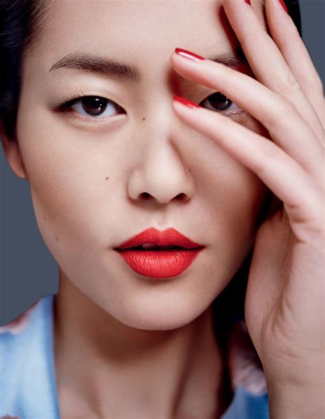 imagebam beautiful chinese women liu wen runway makeup