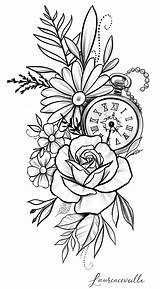 Clock Mewarnai Tatuajes Stencils Tatuagem Gambar Dibujos Coloring Tatouage Forearm Disegni Ostern Anak Protheroe Horloge Laurence Veilleux Relogio Kackalori Guardado sketch template