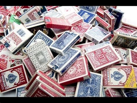 entire playing card collection  youtube
