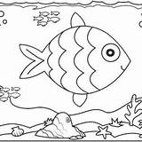 Coloring Fish Funniest Pages Nine sketch template