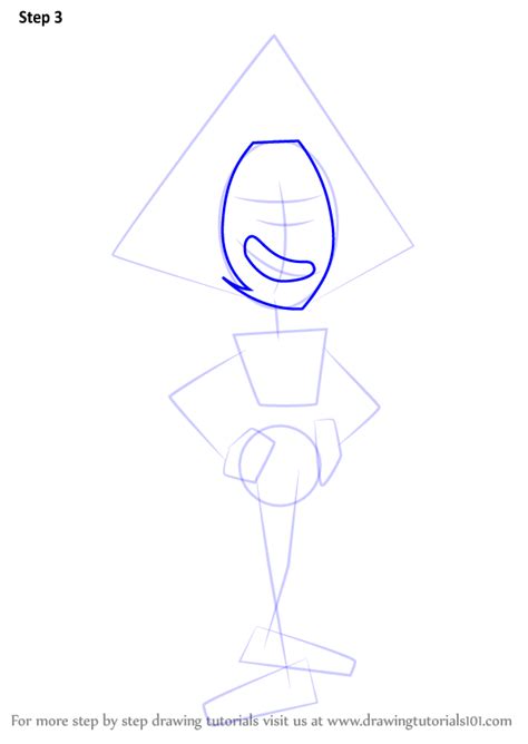 Step By Step How To Draw Regular Peridot From Steven Universe