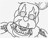 Freddy Nightmare Krueger Freddys Fazbear Seekpng sketch template
