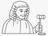 Judge Drawing Court Hammer Mallet Coloring Pages Getdrawings Judges sketch template