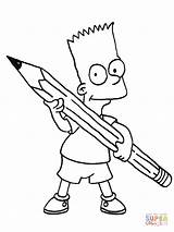 Bart Simpson Bape sketch template
