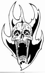 Skull Flaming Skulls Drawing Unholy God Deviantart Getdrawings Tattoo Designs sketch template