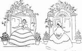 Crinoline Embroidery Lady Southern Belle Pattern Bb Items Similar Belles sketch template