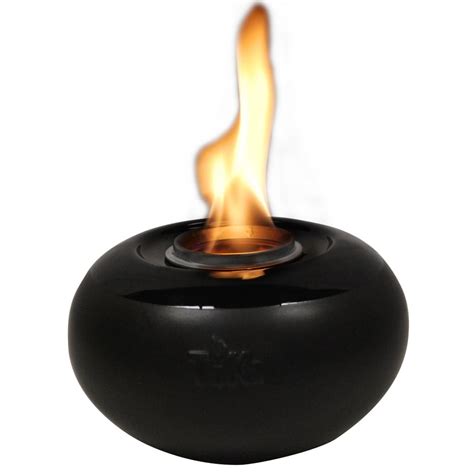 tiki clean burn   black ceramic tabletop torch  lowescom