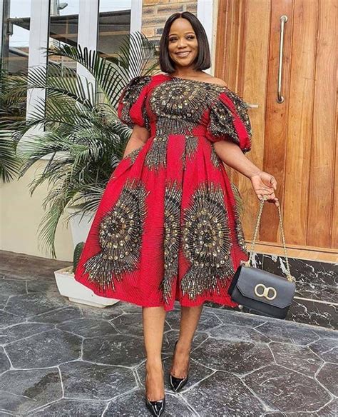 Roy African Midi Dress African Print Dress African Dress For Women