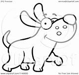 Dog Cartoon Walking Max Happy Clipart Character Characters Coloring Thoman Cory Outlined Vector 2021 sketch template